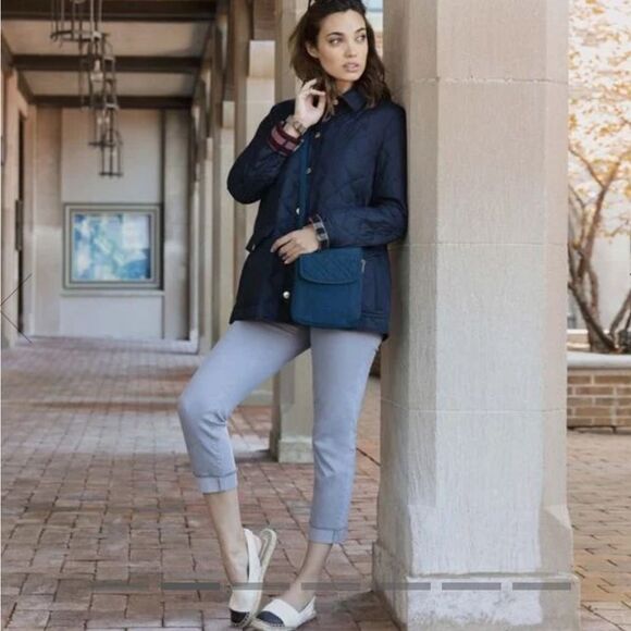 Travelon Anti-Theft Signature Quilted Slim Pouch Crossbody Purse - Picture 4 of 16